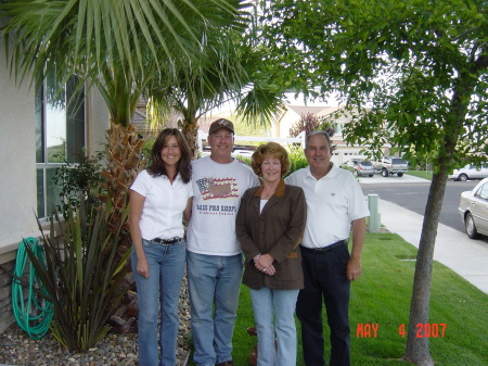 May 2007 At our house with Dan's parents before Dan's 45th b-day get together