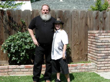 Got his black belt in karate 2 months prior to picture