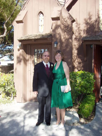 My wife & I at my daughters wedding.