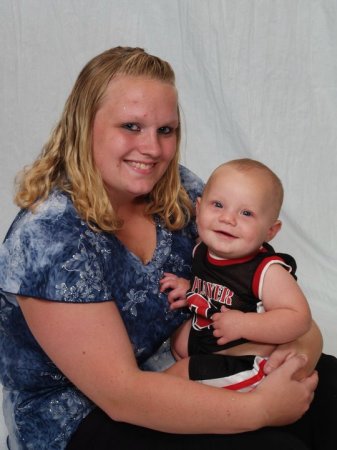 My daughter Kari and my grandson Bobby