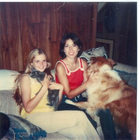 with Lynnette Walton, 1979