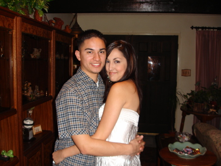 My daughter, Chanelle and her fiance, Al Perez.