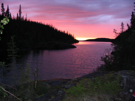 Near Red Cliff Island (East Arm of Great Slave Lake)