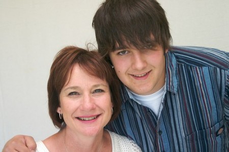 my son and me on mothers day