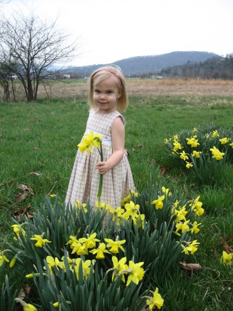 Clara in the Daffodils