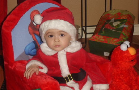 Chase's first Christmas.