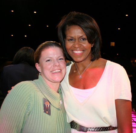 Myself with Michelle Obama