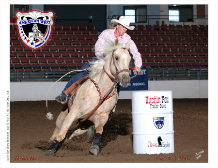 Me Barrel Racing