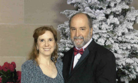 Christmas 2006 with wife, Carol