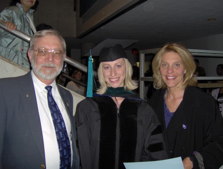 Daughter, Gretchen receives Doctorate Degree