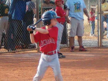 Allen at bat