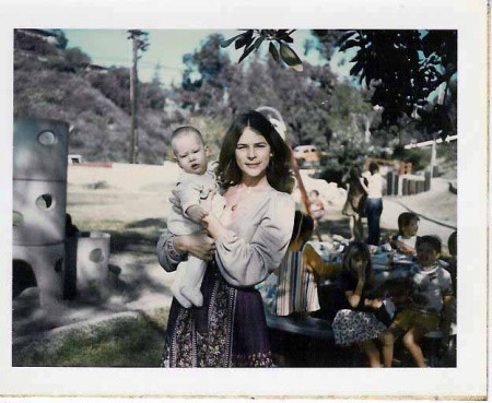 With Justin, Bluebird Park, Laguna Beach '72