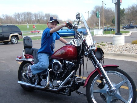 Kyle on the Softail