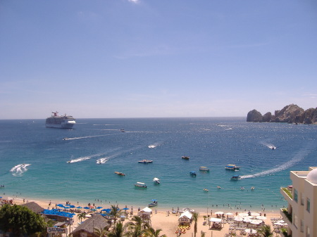 View from the office in Cabo