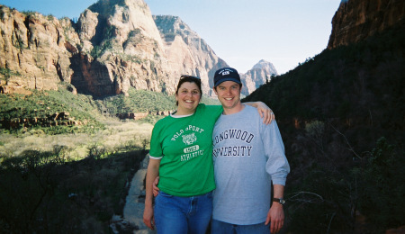 Tom and Mary Scott in Zion National Park, UT