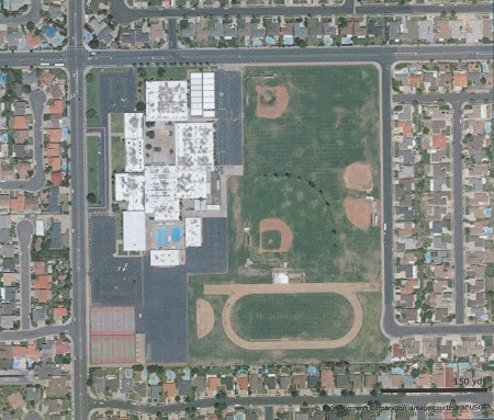 Los Amigos High School, Satellite View