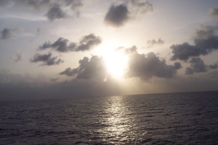 Sunrise in Belize