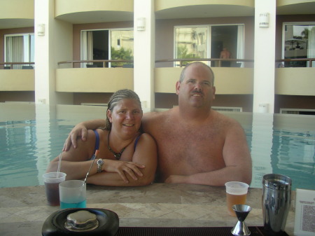 Cabo Villa Pool Garth and I