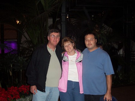 david, mom, me