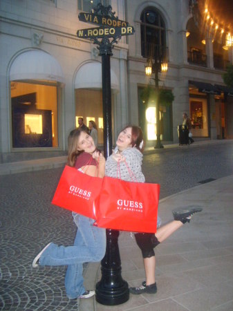 The best thing about So Cal-shopping on Rodeo Drive Baby!!