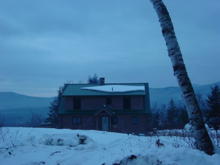 My house in winter