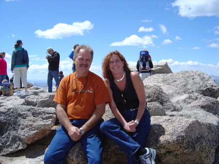 Fred and Me on top of Mt. Evans