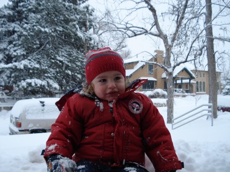 Owen in the snow