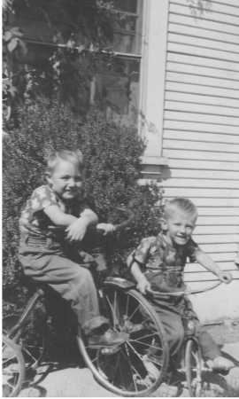 Brother Phil and Me circa 1950