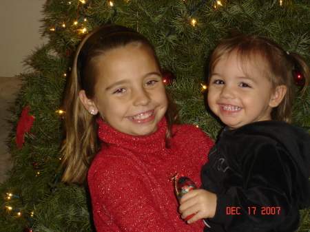 Alexis & Brooklynn on Xmas