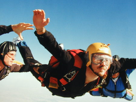 Skydiving near Santa Maria