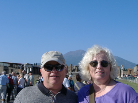 Rich and Pat in Pompeii, Italy 2005