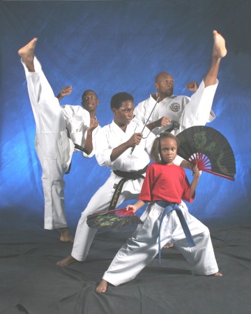 Family all into the martial arts