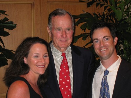 With President Bush 41