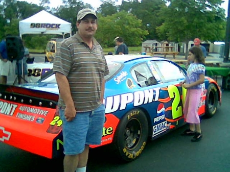 me and my daughter race day dover 2006