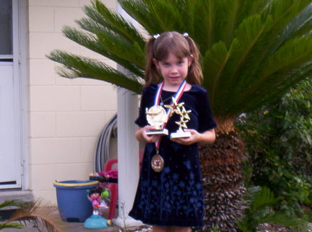 Kaela's award night at school