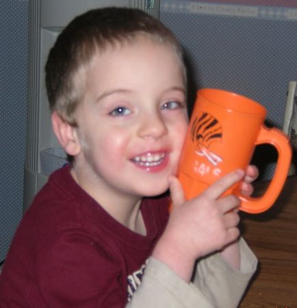 Brennen and his favorite cup