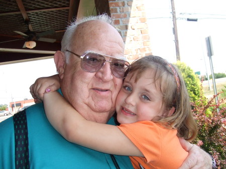 Ensley with her Pa-Paw 2007