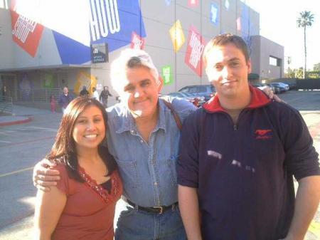 JAY LENO WITH ME AND MY FIANCE