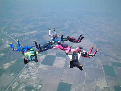 Typhoon Lou Sky Diving