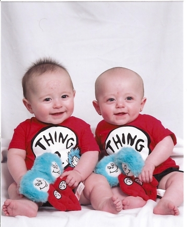 My Nephew and Niece at 6 months old