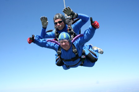 Tandem Skydiving in April 2008