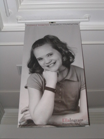 Ella's JDRF banner