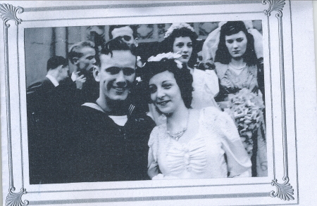 MOM AND DAD'S WEDDING  1946 CHICAGO ILLINOIS