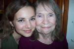 third granddaughter Kellie with my late mom