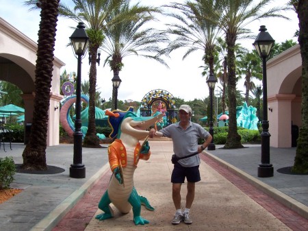 Ed at Port Orleans, DisneyWorld