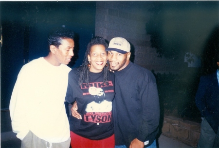 Jermaine Jackson, Sandy, and Mike Tyson