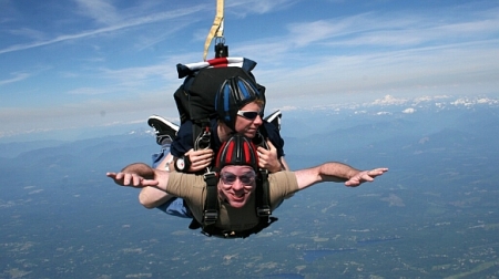 Yeah, I jumped out of an airplane. July 2007.