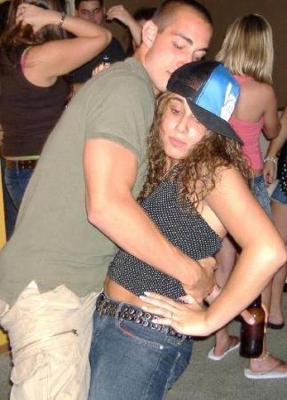Me and Vin dancing at my b-day party