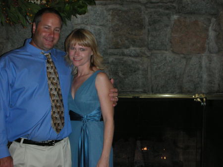 My husband, Pat, and I at a wedding in Oct.2006