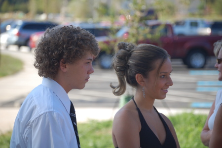 Fall Dance at the High School - Tyler and Emily